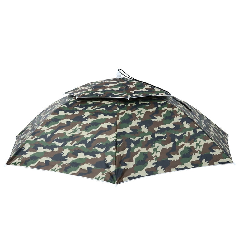 Primo Supply Wearable Hands-Free Umbrella Sun Rain Blocker Fishing Outdoor Use Running Jogging Get Shade and Avoid Hot Afternoons Outside and UV