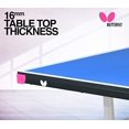 thumbnail image 5 of Butterfly Compact 16 Ping Pong Table - Ships Fully Assembled - Space Saver Ping Pong Table - Ping Pong Net Set Included,Blue, 5 of 5