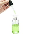 thumbnail image 4 of 5 Pack Transparent Glass Dropper Bottle with 1 Funnels & 1 Dropper & 14pcs/sheet small bottle stickers 30ml Glass Bottles for Essential Oils, Liquids - Leakproof Travel Bottles, 4 of 5