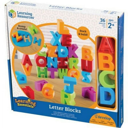 1 PK,Learning Resources Letter Blocks (LER7718)