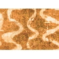 thumbnail image 1 of Ahgly Company Indoor Rectangle Abstract Orange Modern Area Rugs, 2' x 5', 1 of 4