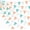 Orange Green Stripe, variant on 32Ft Italian Summer Wavy Floral Pennant Banner, Fabric Triangle Flag Garland for Summer Birthday Baby Shower Party Decor