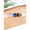 thumbnail image 3 of Luxtrada 12 pcs Natural Tiger's Eye Stone 20mm Heart Pocket Stone,Healing Crystal Chakra Reiki Balancing, 3 of 6