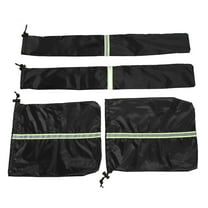 Hemoton 4pcs Winter Car Windshield Cover For Snow And Ice Half Car Cover With Side Mirror Covers Outdoor Protection For Rv And Cars Durable And Waterproof