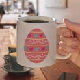 thumbnail image 4 of Cute Easter Egg Pink with Hearts White Mug, 4 of 4