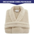 thumbnail image 4 of American Soft Linen Women’s Fleece Bathrobe – Luxury Soft, Plush, Fuzzy & Warm Robe for Women, Cozy Spa Quality Adult Bathroom Lounge Robe, 4 of 6
