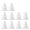 White, variant on Gymnture Foam Trees: 10 White Christmas Tree DIY Crafts