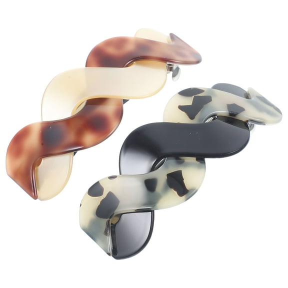 HAKIDZEL 2Pcs Flat Clips for Hairstyling Accessories 4.2 Inches