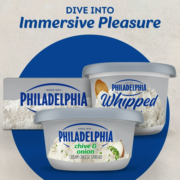 Philadelphia Flavored Cream Cheese Spread, 1 Tub, for Smooth