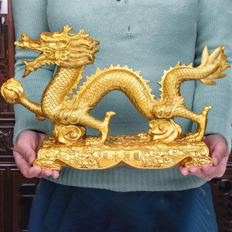 Figurine de dragon chinois 2024 - Ornement Feng Shui - Figurines d