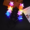 thumbnail image 4 of UPGRATOR 5Pcs Luminous Hair Hoops Costume Accessory for Festival New Year Party Random Color, 4 of 8