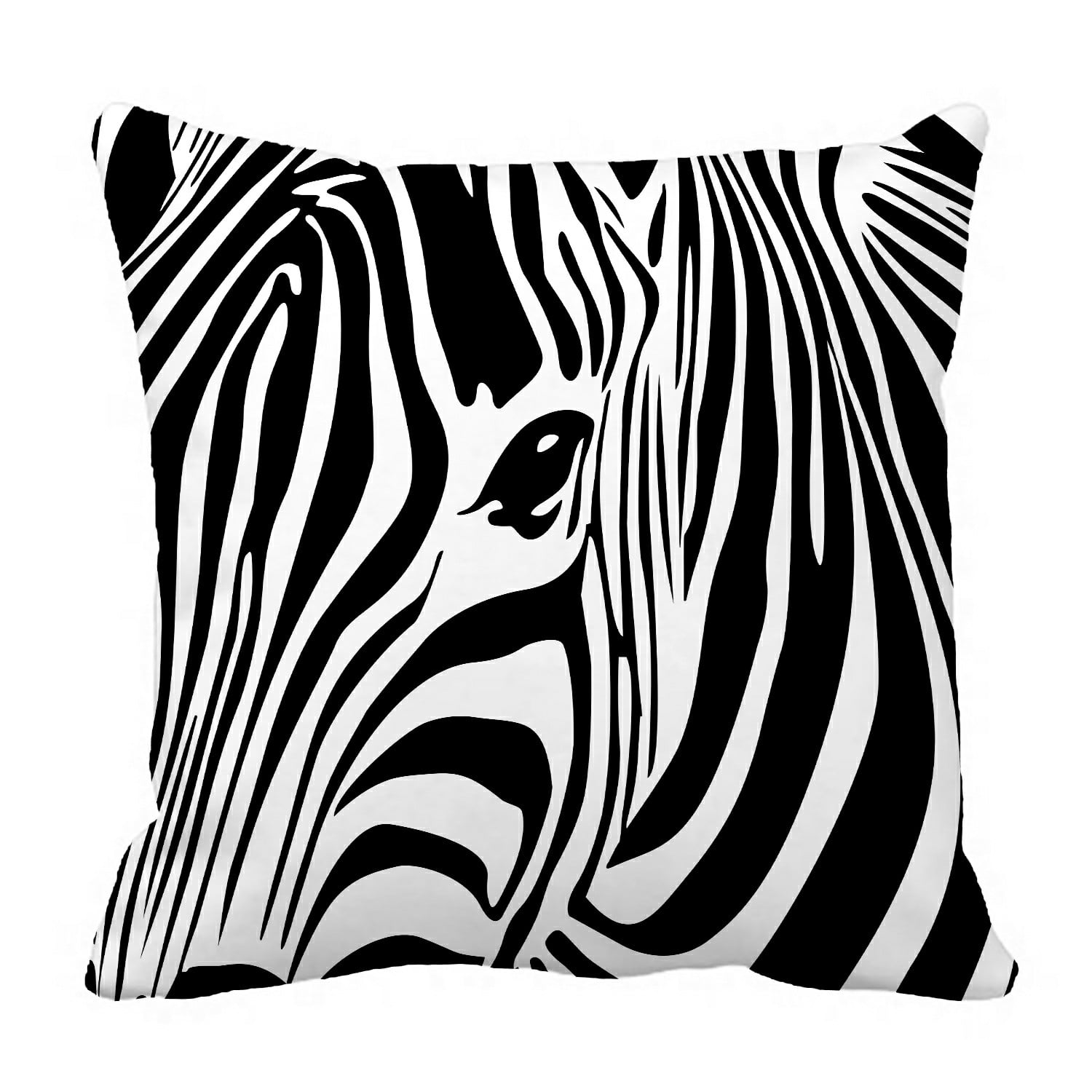 zebra pillow cover