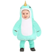 Blue Narwhal Baby Costume