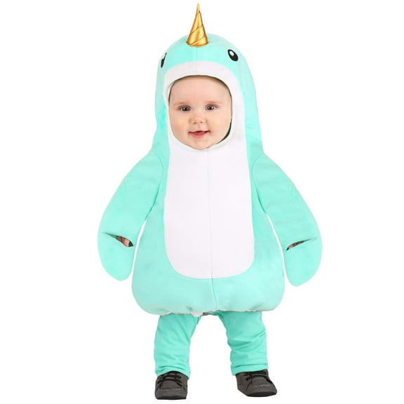 Blue Narwhal Baby Costume