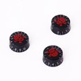 thumbnail image 1 of 3 Control Knobs for Electric Pickup Guitar Black, 1 of 6