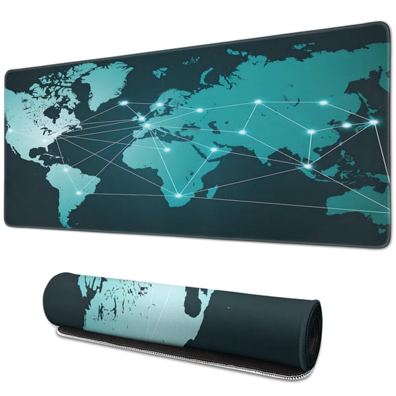 Revolutionize Your Gameplay: Extended XL Gaming Mouse Pad with Ultra-Smooth Silk Fabric & Non-Slip Base - Perfect for Gamers & Office (31.5x11.8 Inch)