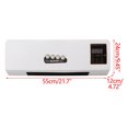 thumbnail image 3 of FYHALE 8,000 BTU Window Air Conditioner Unit, Mini Split Air Conditioner & Space Heating AC Up to 250 Square Feet, Quiet, Energy Efficient, White, 3 of 6