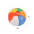 thumbnail image 3 of Pelota inflable de PVC de seis piezas de colores, pelota de sandía, pelota de fútbol, voleibol de playa a prueba de fugas, juego de agua para niños, 3 of 5