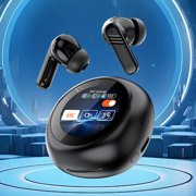Headphones Active Noise Cancelling Earbuds With Screen Water Proof Blue Tooth Ear Buds Sport True Wireless Bluetooth Earbuds For Phones With Charging Case Earphones Noise Cancelling Earbuds