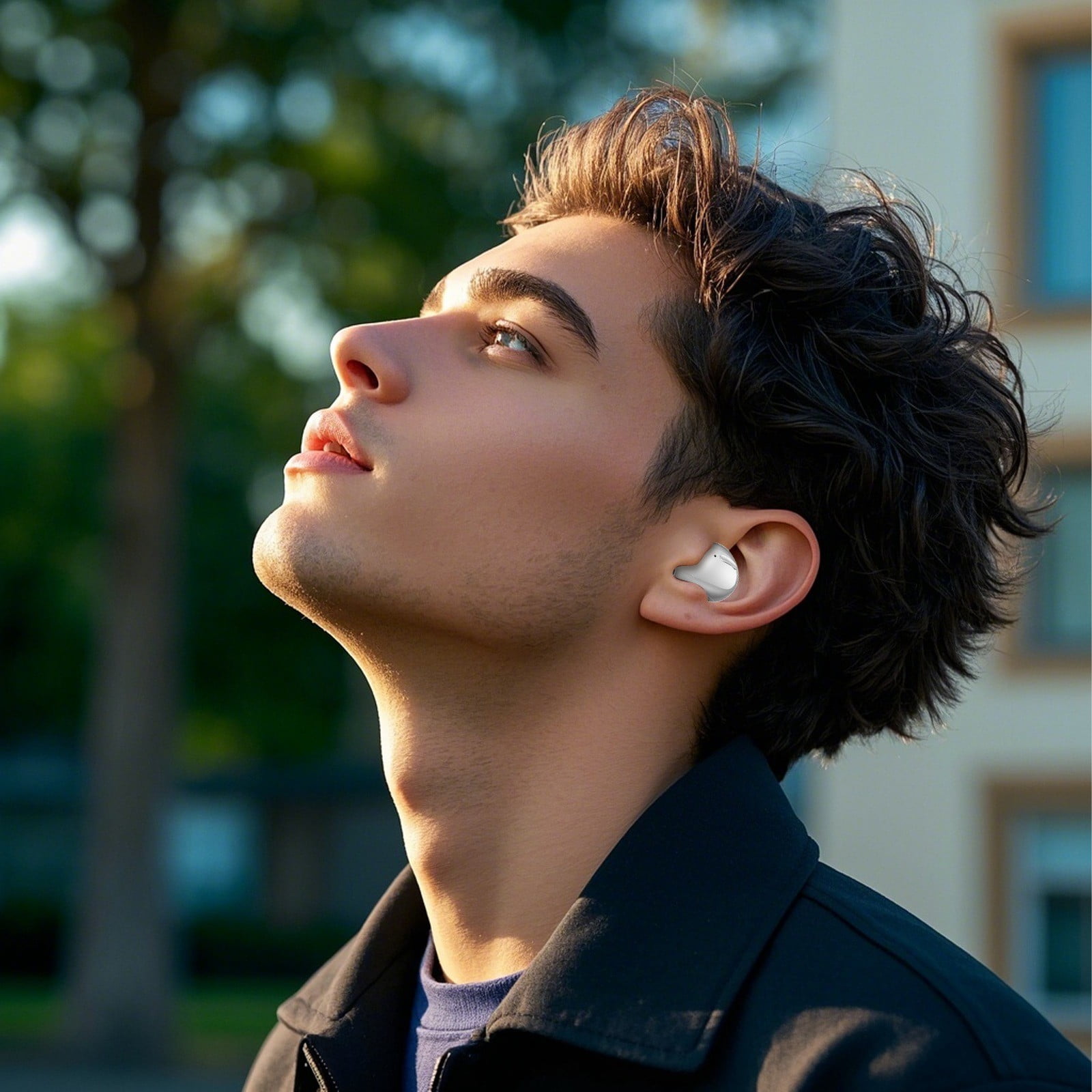 FEISHENTT Invisible Earbuds Small Mini Wireless Bluetooth Earpiece Phone Discreet Earbud for Music, Home, Work