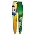 thumbnail image 3 of Animated Inside Out Womens Sweatpants Joggers Pants Daily Trousers 3D Printing Novelty Casual Sweatpants With Drawstring Closed Bottom, 3 of 7