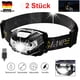 thumbnail image 1 of 2x LED Stirnlampe 60000LM Super Hell Wiederaufladbar Bewegungssensor Kopflampe, 1 of 5