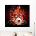 thumbnail image 1 of Drummer Wall Mural by Wallmonkeys Peel and Stick Graphic (36 in W x 33 in H) WM44459, 1 of 4
