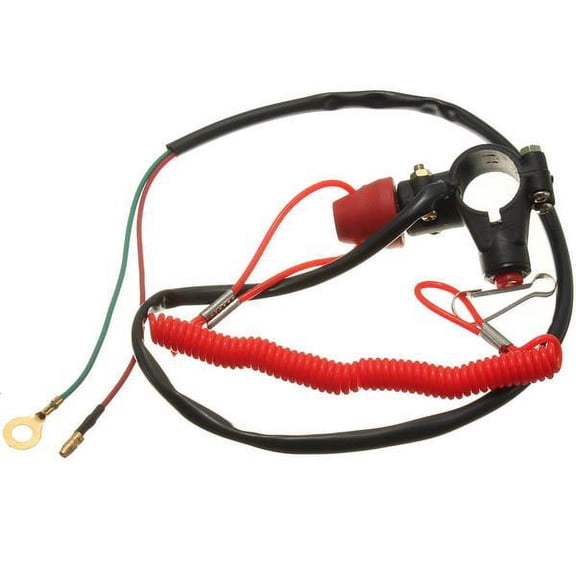 ATV Motorcycle Dirt Bike Tether Line Kill switch Universal 50 70 110 125 KS30