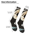 thumbnail image 2 of Fotbe Yin Yang Calcetas Divertidas Estampadas para Hombre y Mujer, Calcetas de Algodón hasta la Rodilla para Caminar, Correr, Enfermería y Embarazo, 2 of 6