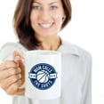 thumbnail image 2 of Mom Calls The Shots With Basketball Ball Funny Sports Theme Pun Ceramic Coffee & Tea Gift Mug, Party Supplies & Hot Chocolate Or Cocoa Cup For Sporty Playful Kids, Athletic Youth & Teenagers (15oz), 2 of 4