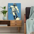 thumbnail image 5 of Soccer Themed Canvas Poster, Custom Name Friendly Print, Teen Boys Bedroom Decor & Sports Fan Gift, 5 of 8