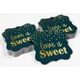 thumbnail image 4 of Inkdotpot Real Gold Foil Bracket Shape Paper Hang Tags Love Is Sweet Wedding Favor Tags Pack Of 100, 4 of 7