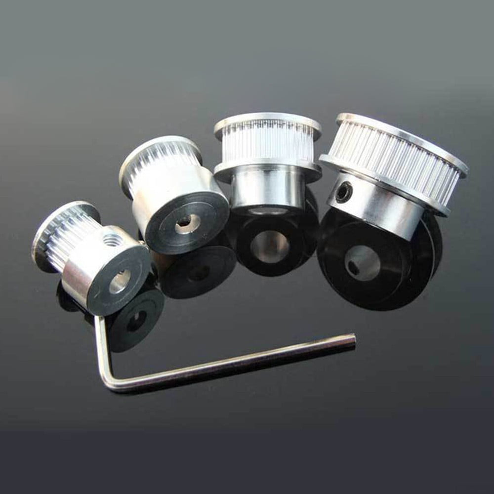 16-60 Teeth GT2 6mm Timing Pulley 5-10mm Conductors For Reprap 3D Printer CNC 