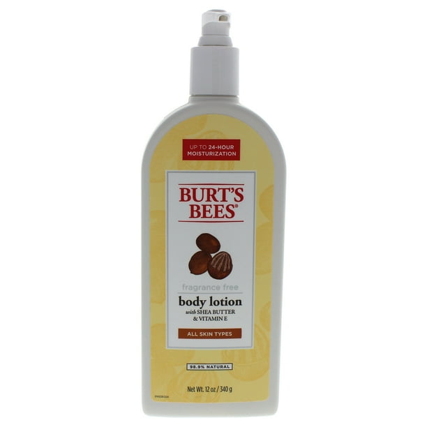 Shea Butter and Vitamin E Body Lotion by Burts Bees for Unisex 12 oz