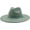 Light Green, variant on Big Wide Brim Fedora Hats for Women Men Western Suede Hats Large Felt Panama Hat Rancher Hat