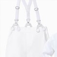 thumbnail image 6 of 12-18 Months 3Pcs Infant Newborn Baby Boy Clothes Set With Hat Long Sleeve Romper Tops Suspender Pants Kids Gentleman Outfits Fall Winter Outfit 0 3 6 9 12 18 Months Infant Baby Outfits,Blue, 6 of 7