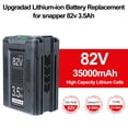 thumbnail image 5 of FSKE Battery Replacement for Snapper 82V Battery 3.5Ah Compatible with Briggs & Stratton Snapper XD 82V Max BSB2AH82 Cordless Power Tools Batteries, 5 of 7