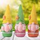 thumbnail image 2 of Huevos de Pascua conejito Gnomo hecho a mano, conejo Swedishtomte, juguetes de peluche para adornos de muñecas, regalos de primavera, regalos de Pascua para niños, 2 of 5