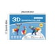 thumbnail image 3 of Juguetes geométricos | Pegatinas DIY para educación temprana y entrenamiento manual | Formas de animales en 3D: delfín, loro y zorro | Concentración y coordinación ojo-mano | Formas geométricas, 3 of 6