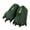 Dark green, variant on Dinosaur Paw Fuzzy Slipper Stuffed Slipper Funny Costume Shoes Muiltcolor