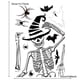 thumbnail image 4 of Pegatina De Pared De Pvc De Dibujos Animados De Halloween, Calcomanías De Ventana De Hueso De Cabeza De Calabaza, Pegatinas De Pared De Habitación Para Niños, Decoración Del Hogar De Festival 4 Uds. Speravity HA039986-04, 4 of 5