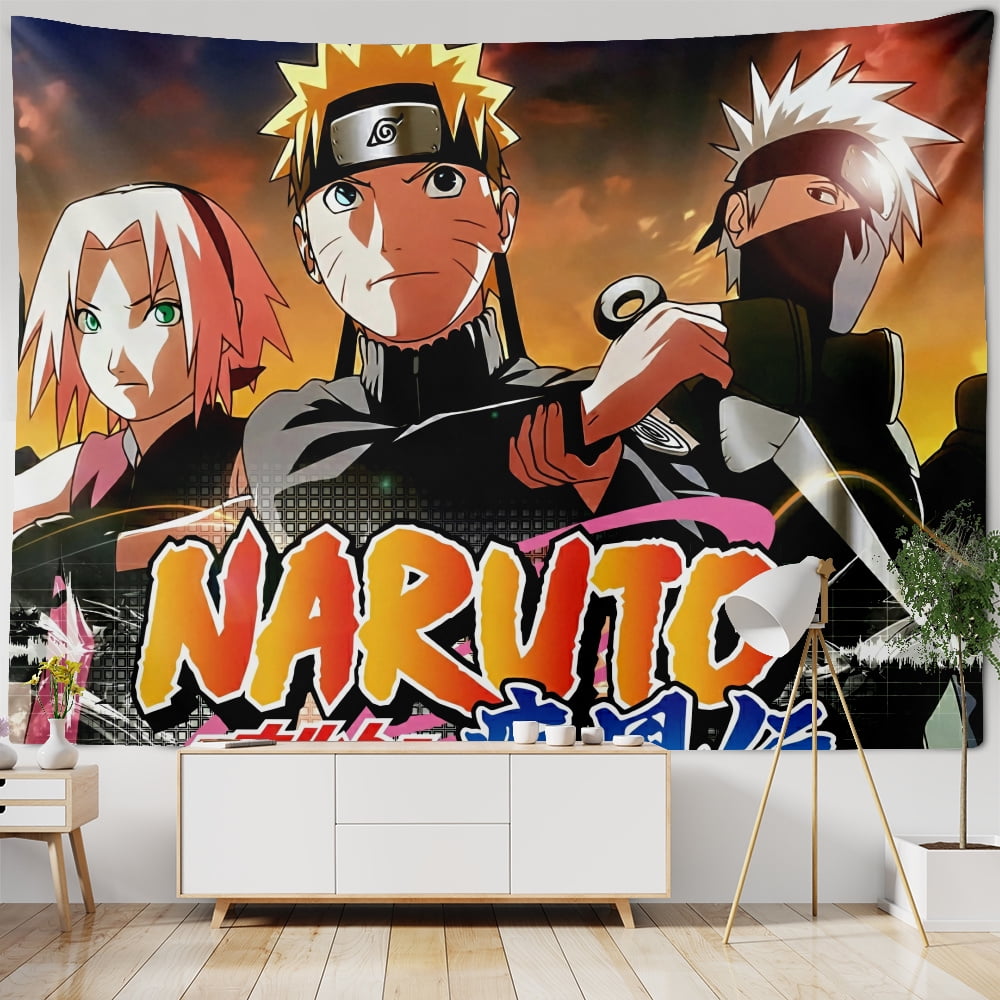Naruto Tapestry Wall Hanging Wall Hanging Decor Boys Room Decor ...