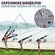 thumbnail image 1 of Stainless Steel Automatic Fishing Rod | Spring Tip-Up Fish Hook Setter | Anti-Rotating Stable Structure | Built-In Ground Stake | 140x370mm | 1 Pack | Heavy Duty 110lb Tension | Line Trigger | Metal, 1 of 9