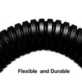 thumbnail image 4 of Corrugated Tube PP Tubing Pipe Black 17mm Inner Dia 21.2mm Outer Dia. 1.6M Long, 4 of 5