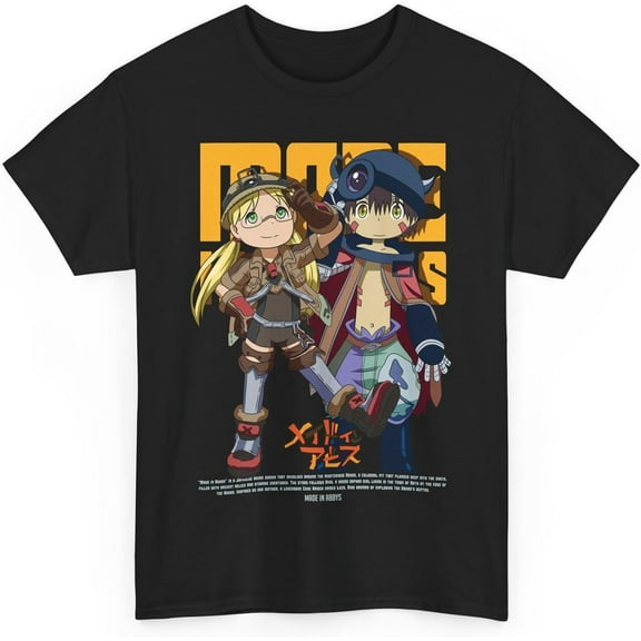 New Anime Made in Abyss Shirt Merch Casual Short Sleeved Shirt Tee
