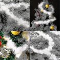 thumbnail image 4 of Boa de plumas blancas Rashion para árbol de Navidad, 5 unidades x 2 m, cinta de boa, 4 of 4