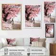 thumbnail image 4 of Designart "The Cycle of Life on a Bicycle I" Bicycle Floater Framed Wall Decor, 4 of 7