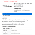 thumbnail image 2 of Camshaft - Compatible with 1992 - 1993 Ford F-150 5.0L V8, 2 of 2