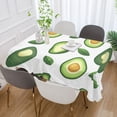thumbnail image 2 of Yayeee Tablecloths for Rectangular Tables 54 x 54 inch Party Table Cover, Avocado, 2 of 6