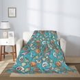 thumbnail image 2 of Sikiie Cute Conch Cozy Flannel Fleece Throw Blanket: Lightweight & Thick for All Seasons - Perfect for Women, Men, & Kids"50"x40", 2 of 6